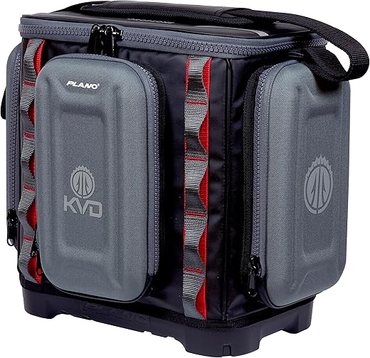 Plano KVD 3600 Tackle Bag, Black With Red