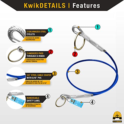 KwikSafety Lemur 6' Cable Anchor Sling Safety - Image 2