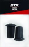 STX Lacrosse 1″ End Cap 2 Pack, Black