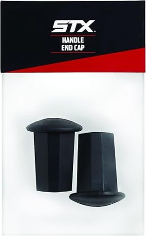 STX Lacrosse 1″ End Cap 2 Pack, Black