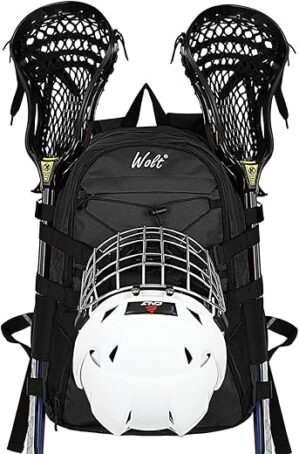 WOLT Lacrosse Backpack With Two Sticks Holder