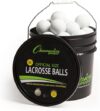 Champion Sports Lacrosse Balls Bucket: Regulation Set – 36 Count