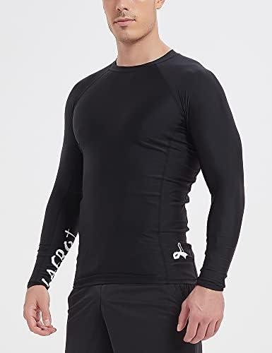 LAFROI Men's Long Sleeve UPF 50+ Compression Rash Guard-CLYYB - Image 5