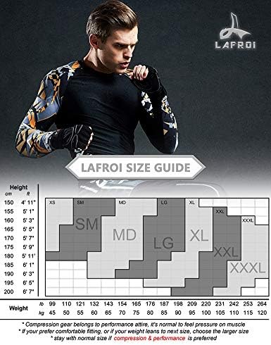 LAFROI Men's Long Sleeve UPF 50+ Compression Rash Guard-CLYYB - Image 2