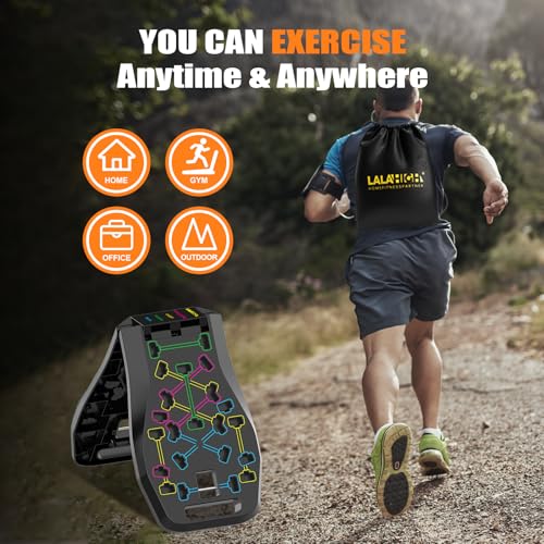 LALAHIGH Portable Home Gym System: Push Up Board - Image 3