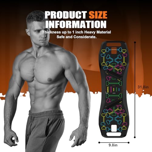 LALAHIGH Portable Home Gym System: Push Up Board - Image 4