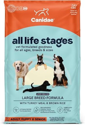 CANIDAE Large Breed Dry Dog Food, Turkey Meal
