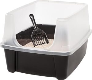 IRIS Large Cat Litter Box with Scoop
