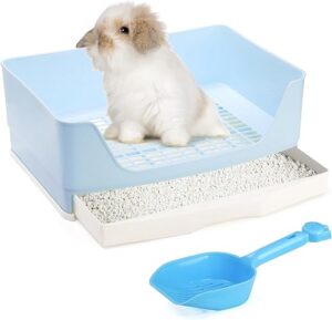 Yesland Large Corner Bunny Litter Box With Drawer