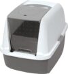 Catit Large Hooded Grey Litter Box