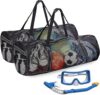 Kacctyen Large Mesh Dive Bags 37x15x15 Inches