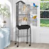 YITAHOME Large Metal Bird Cage With Stand