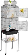 VEVOR Large Parrot Bird Cage With Stand