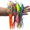 DAMIDEL Large Simulation Squid Fishing Lures Kit