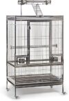 PH Prevue Hendryx Large Stainless Steel Bird Cage With Playtop