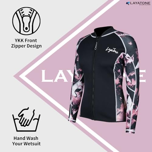 LayaTone Women's 3mm Neoprene Wetsuit Jacket - Image 4