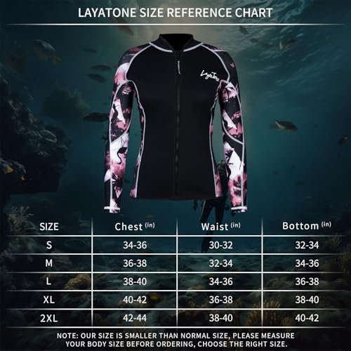LayaTone Women's 3mm Neoprene Wetsuit Jacket - Image 2