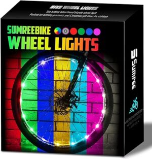 Sumree LED Bike Wheel Lights, USB Rechargeable