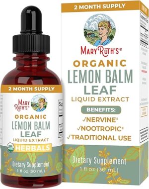 MaryRuth Organics Lemon Balm Leaf 1 Fl Oz