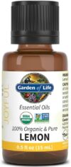 Garden of Life Lemon Essential Oil, Organic & Pure, 0.5 Fl Oz