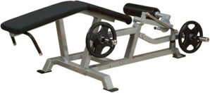 Body solid Leverage Leg Curl Machine With V-Bench