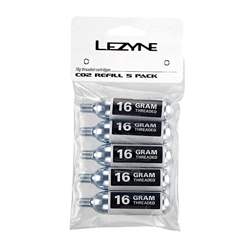 LEZYNE 20g Threaded CO2 Tire Cartridges - 5-Pack - Image 2