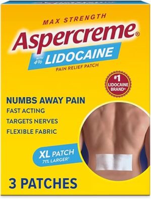 Aspercreme Lidocaine Pain Relief Patch XL, 3 Ct