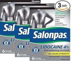 Salonpas Lidocaine Pain Relieving Gel Patch