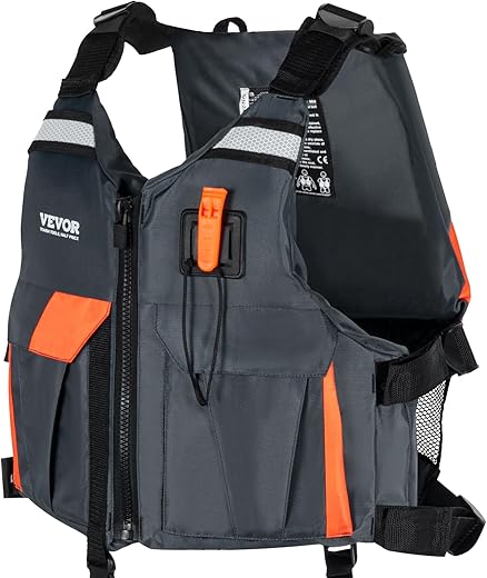 VEVOR Life Vest For Watersports, 80N Buoyancy