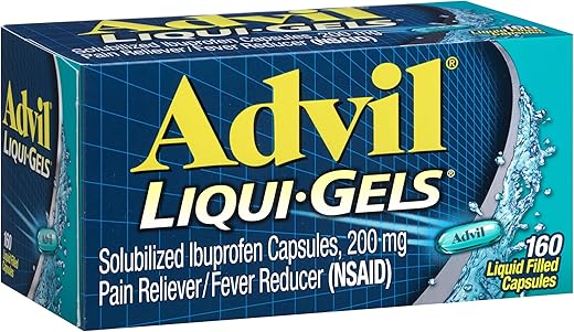 Advil Liqui-Gels Pain Reliever, 200mg Ibuprofen