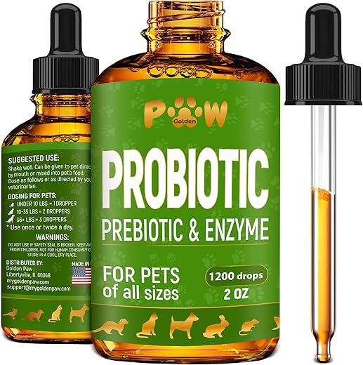 Golden Paw Liquid Probiotics For Dogs & Cats