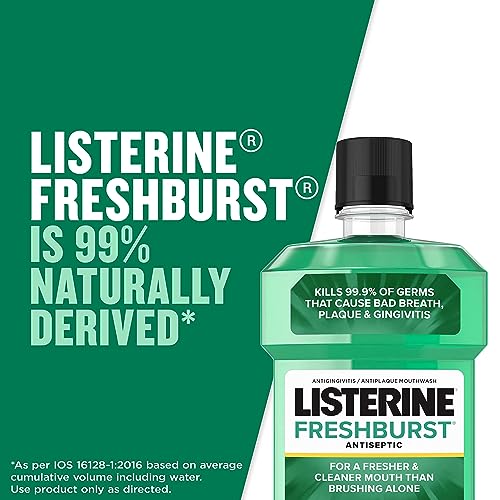 Listerine Freshburst Antiseptic Mouthwash, Fights Bad Breath - Image 3
