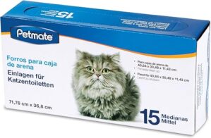 Petmate Litter Pan Liners, Medium, Clear