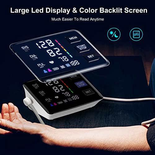 LIVAROCI Extra Large Blood Pressure Monitor, LED Screen - Image 4