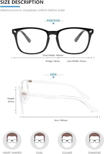 livho Blue Light Blocking Glasses, Anti Eyestrain - Image 2