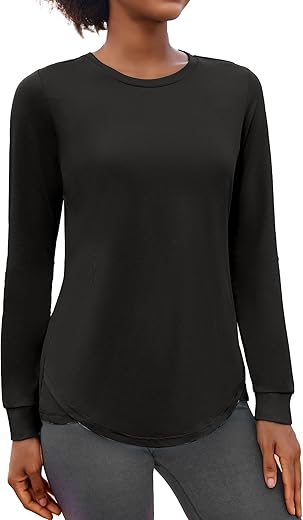 PINSPARK Long Sleeve Women's Workout Tops