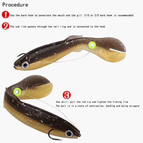 Longnavigator Fishing Lures Bionic Loach Soft Bait - Image 3