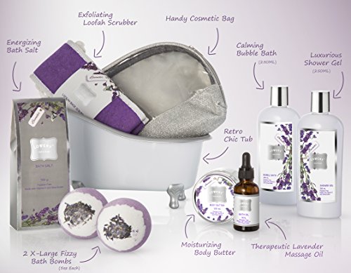 LOVERY Christmas Bath Gift Set: Lavender & Jasmine - Image 2