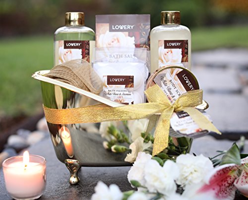 LOVERY Home Spa Gift Basket, Luxury Bath Set - Image 3