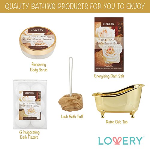 LOVERY Home Spa Gift Basket, Luxury Bath Set - Image 5