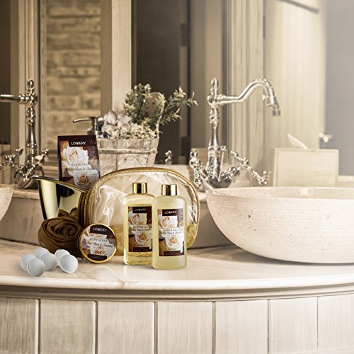 LOVERY Home Spa Gift Basket, Luxury Bath Set - Image 2