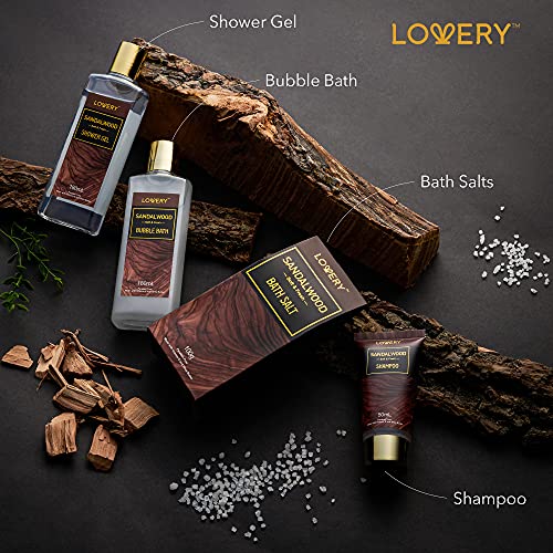 LOVERY Sandalwood Bath Gift Set For Men - Image 2