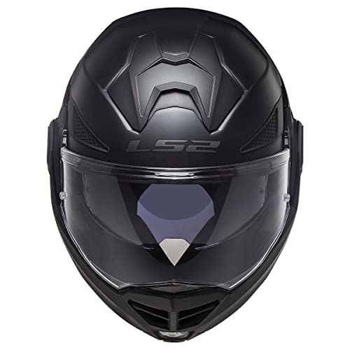 LS2 Advant X Modular Helmet (Matte Black) - Image 4