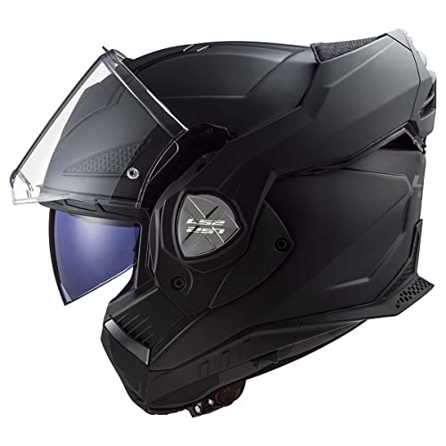 LS2 Advant X Modular Helmet (Matte Black) - Image 2