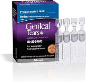Genteal Lubricant Eye Drops, SingleUse Vials