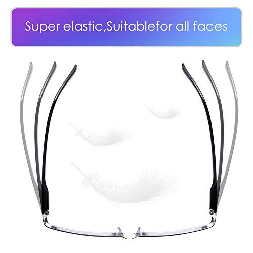LUFF 4Pcs Anti-Blue-ray Ultra-Light Readers (2.5X) - Image 4