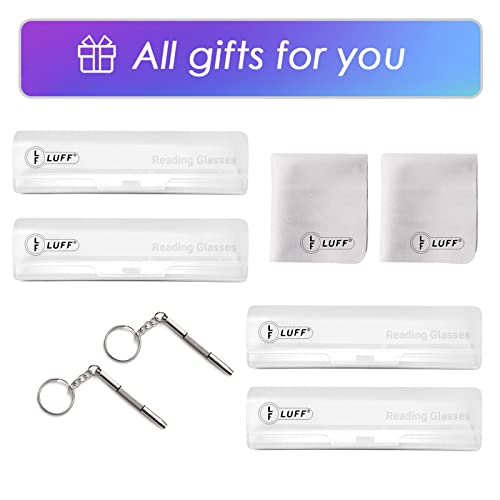 LUFF 4Pcs Anti-Blue-ray Ultra-Light Readers (2.5X) - Image 5