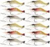 Goture Luminous Shrimp Bait Set With Hooks