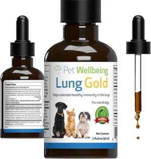 Pet Wellbeing Lung Gold Natural Breathing Support For Cats