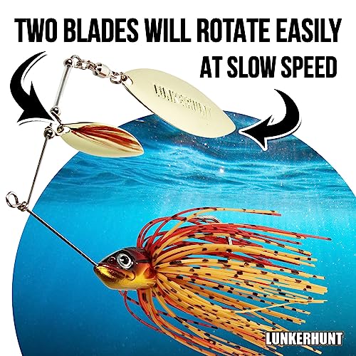 Lunkerhunt Impact Ignite Spinnerbaits With Willow Blades - Image 3